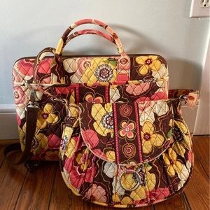 Vera Bradley laptop/crossbody set